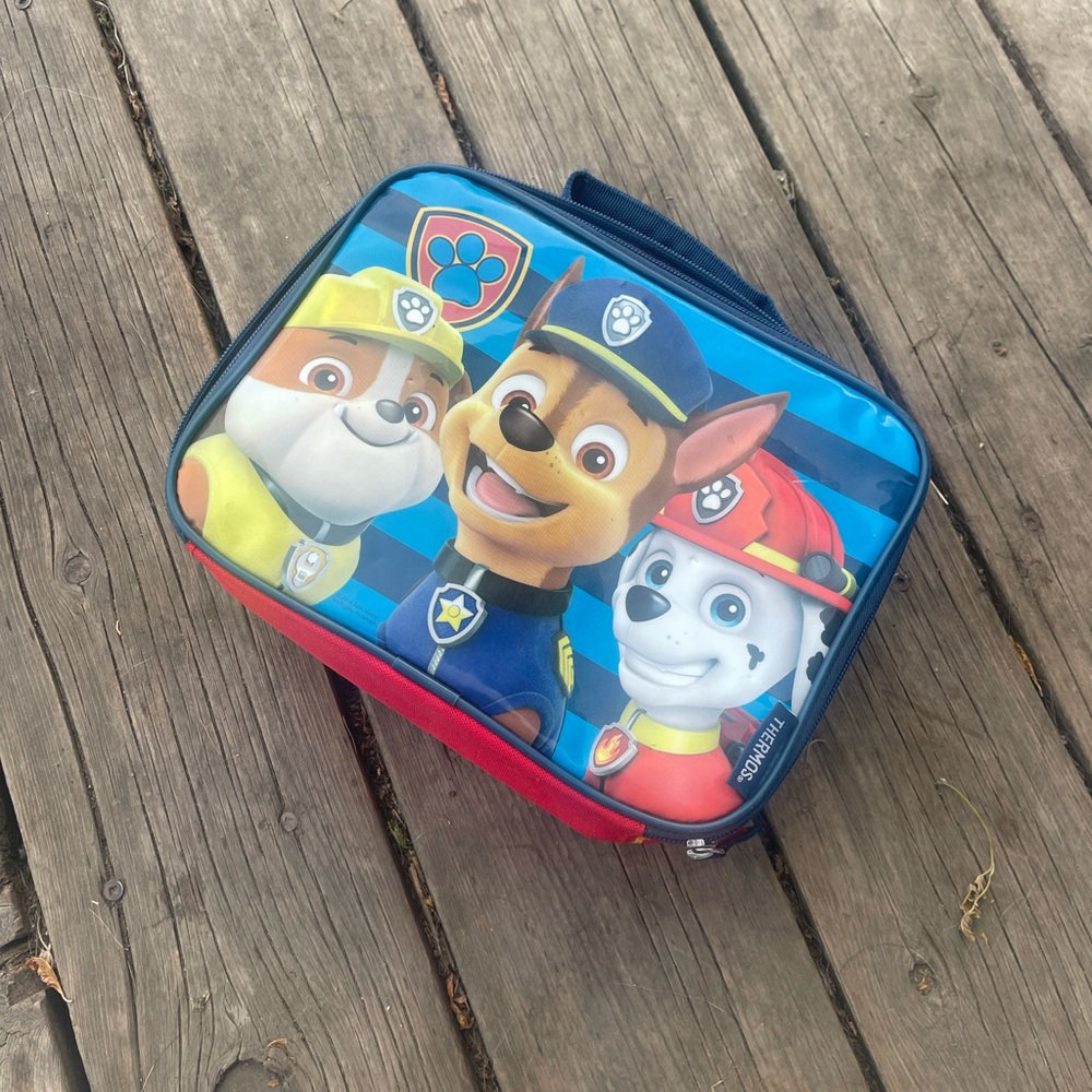 Paw Patrol Blue and Red Lunch Bag